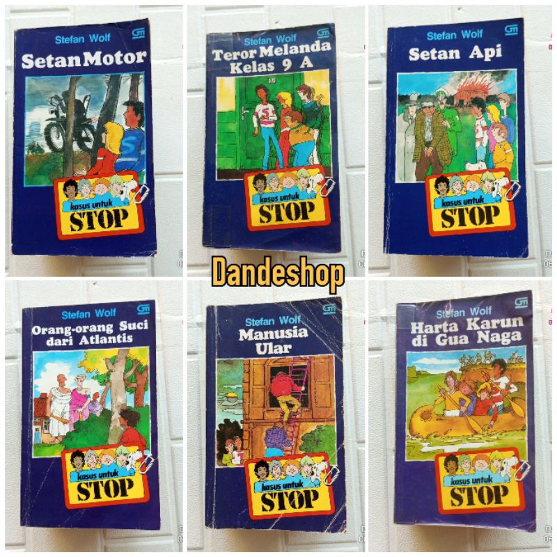 Stefan Wolf Kasus Untuk Stop - Novel Bekas Preloved Original