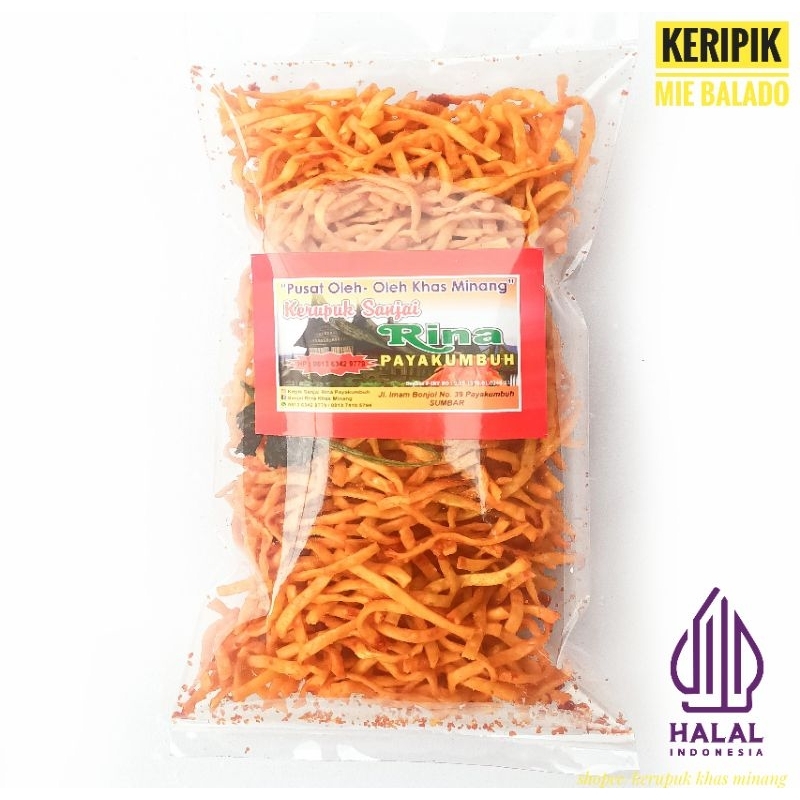 

Kripik Mie Balado Kepedes pedesan - kerupuk mie crispy pedas