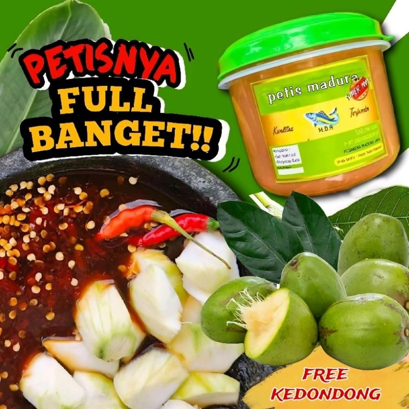 

(Sakera) 500 gr Petis Madura Asli, buat rujak, Free Kedondong