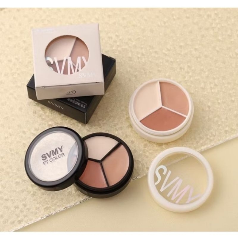 5172 Tricolor / Concealer Tahan Lama dan Air /Concealer 3 Warna