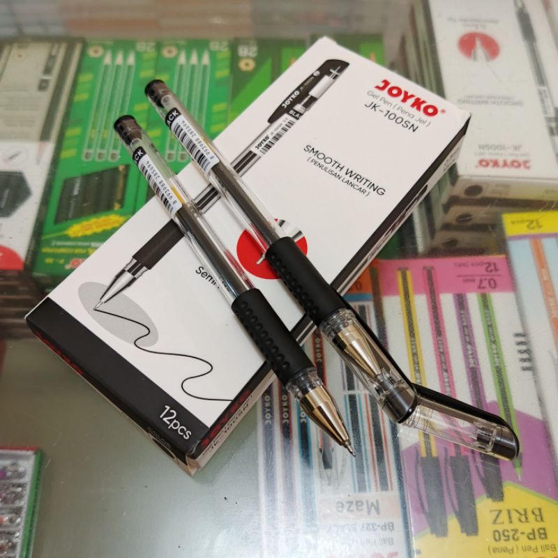 

D3W! 1 Pak Pulpen Joyko JK 100 Isi 12 Pcs HITAM