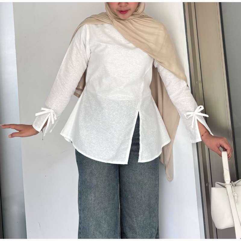 Shaana Top | Atasan wanita linen | by.azeera