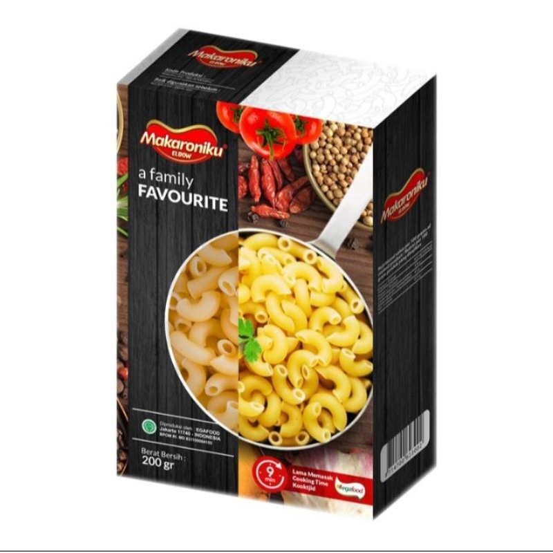 

Makaroniku Makaroni instan Elbow Box 200g