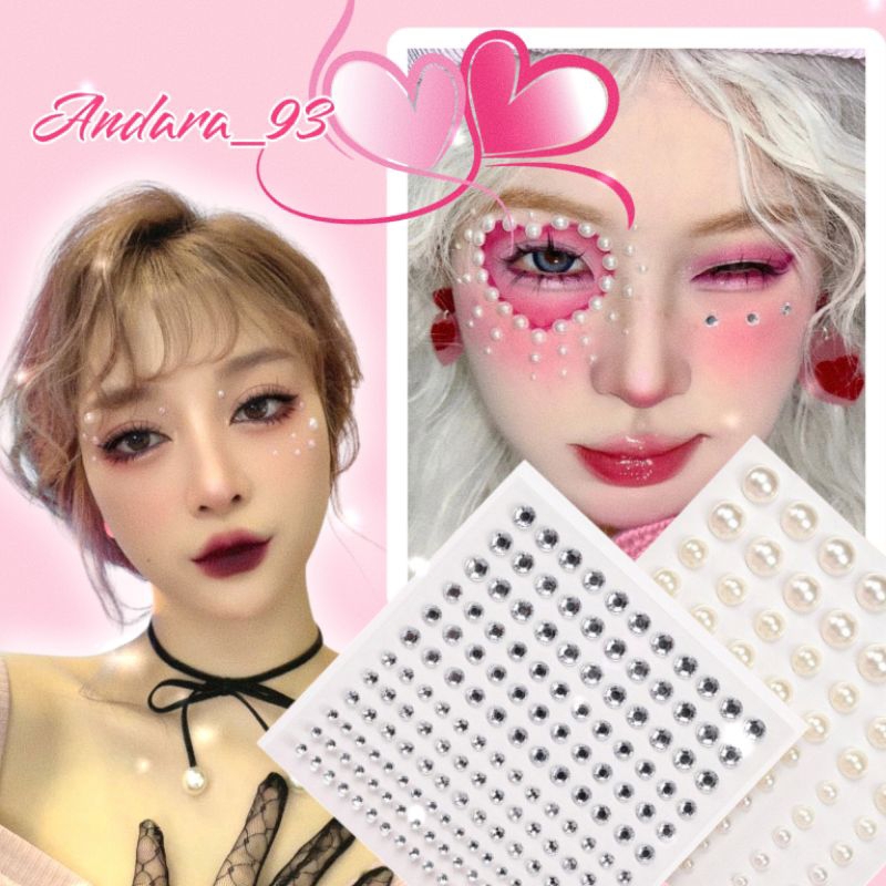 STIKER PERMATA PEARL STIKER MUTIARA STIKER DIAMOND STIKER WAJAH MUTIARA STIKER MANIK HIASAN WAJAH HI