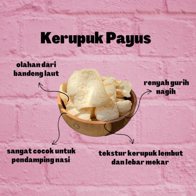 

KERUPUK PAYUS/BANDENG LAUT 250gram