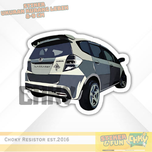 

Stiker Sticker Vinyl Laminasi Glosy HONDA JAZZ GE8 Vol 3