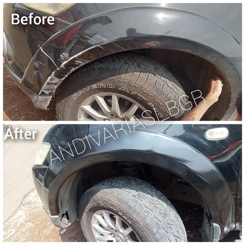 Over fender Pajero Sport lama model ori