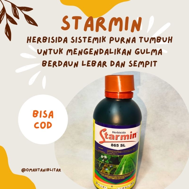 HERBISIDA STARMIN 400ML // HERBISIDA PURNA TUMBUH STARMIN 400ML