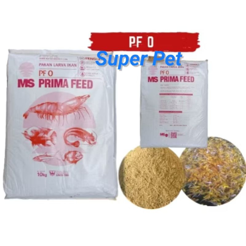 Pelet Ikan PF 0 Pakan Benih Ikan Prima Feed