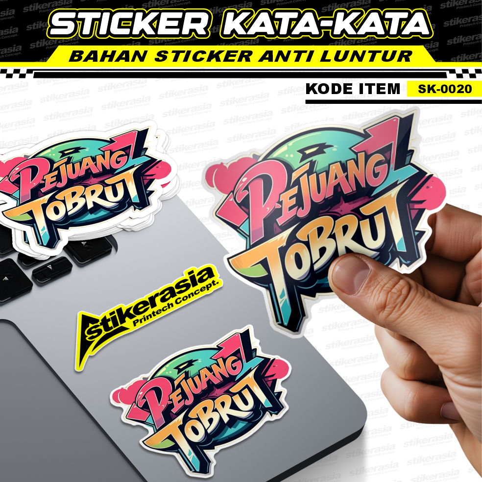 Stiker Kata Pejuang Sticker Quotes StikerKataKata Lucu Menarik StandUp Comedy Komedi Dagelan Inspira