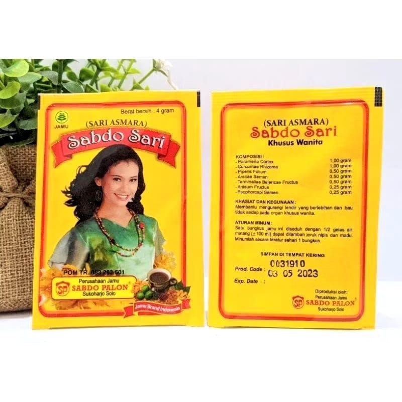 

sari asmara jamu sabdo palon serbuk isi 10 pcs