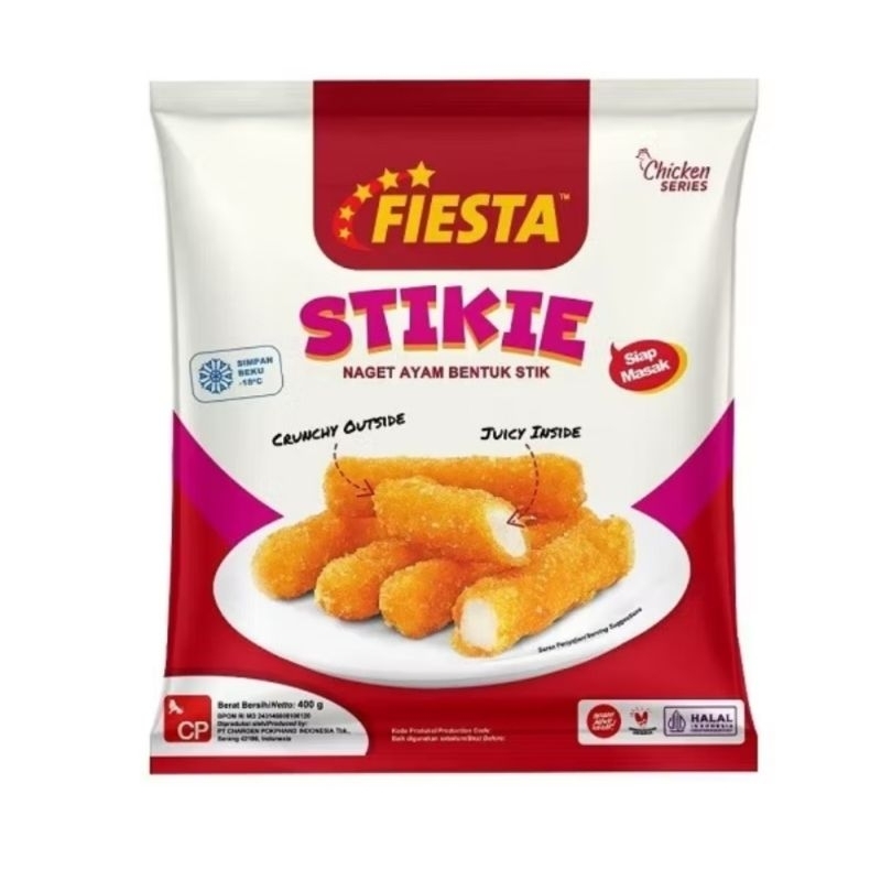 

Fiesta Chicken Stikie 400gr (kemasan baru)