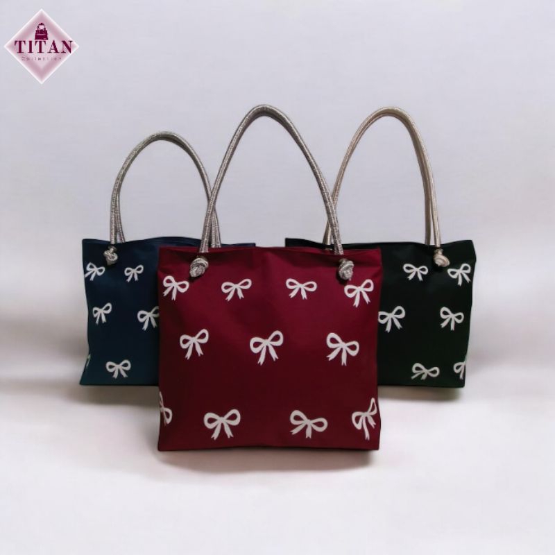 TITAN COLLECTION-Tote bag Tali sumbu aesthetic/ tote bag tali sumbu resleting