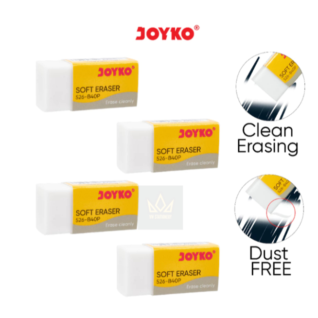 

Penghapus Joyko 526-B40P Putih (1 PC)
