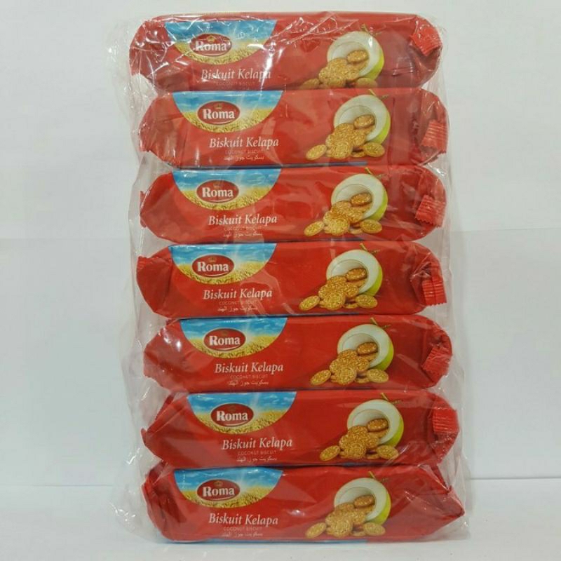 

biskuit Roma kelapa 1 pak (isi 7bungkus ) by pasar Tasik online