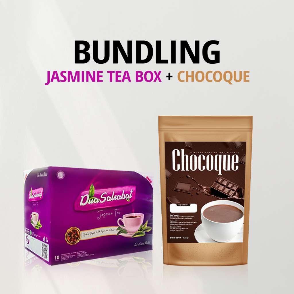 

Bundling Chocoque dan Jasmine Tea
