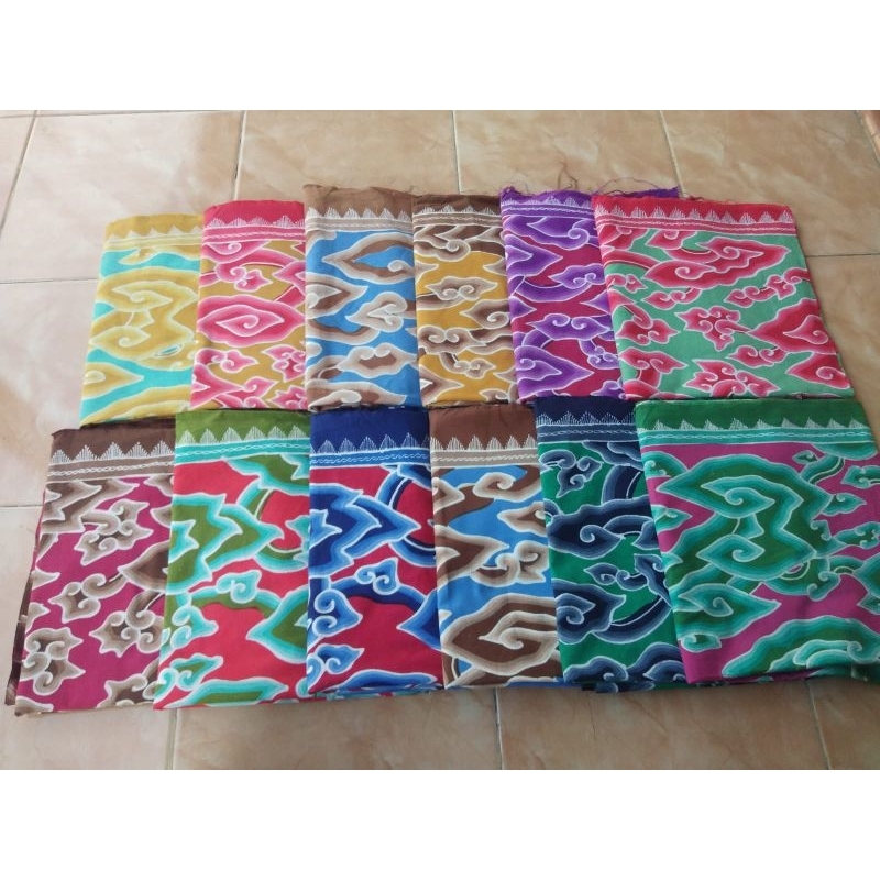 Mega Mendung Tulis dua kali proses