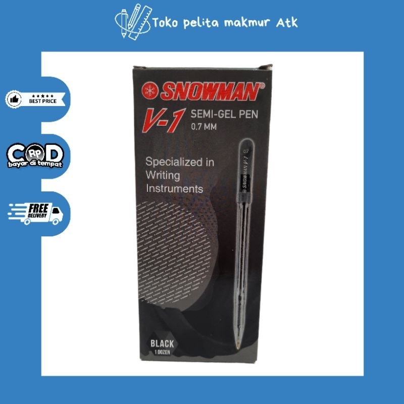 

BOLPOIN SNOWMAN V-1 SEMI GEL 0.7MM