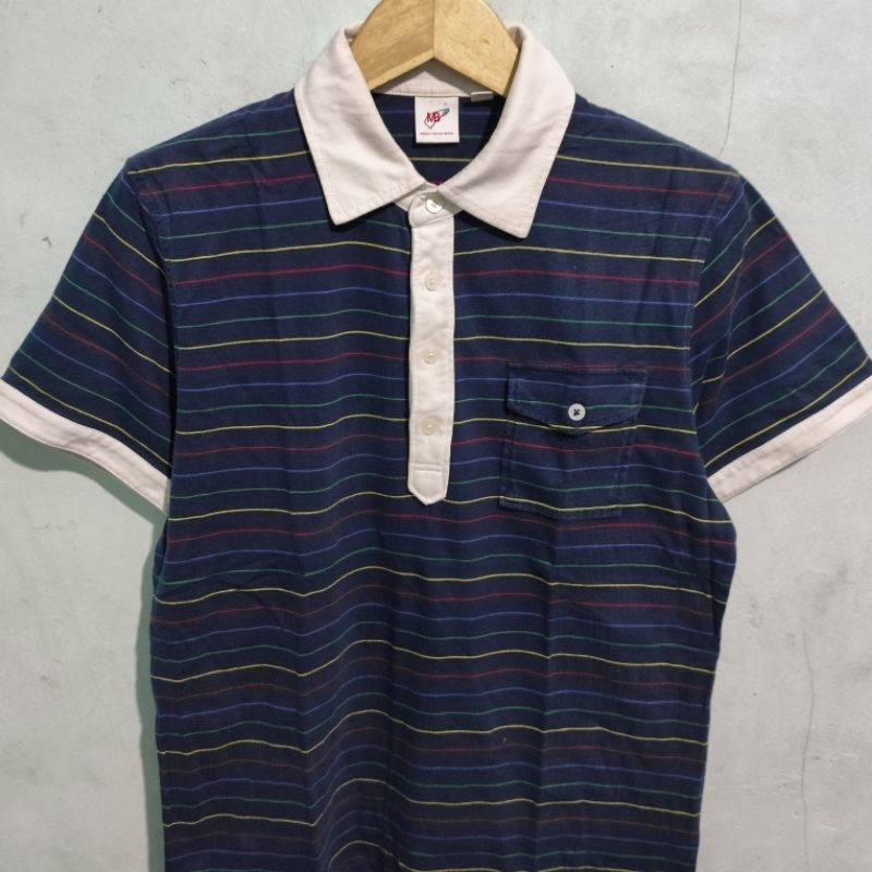 Polo Shirt Rugby Salur Uniqlo Second