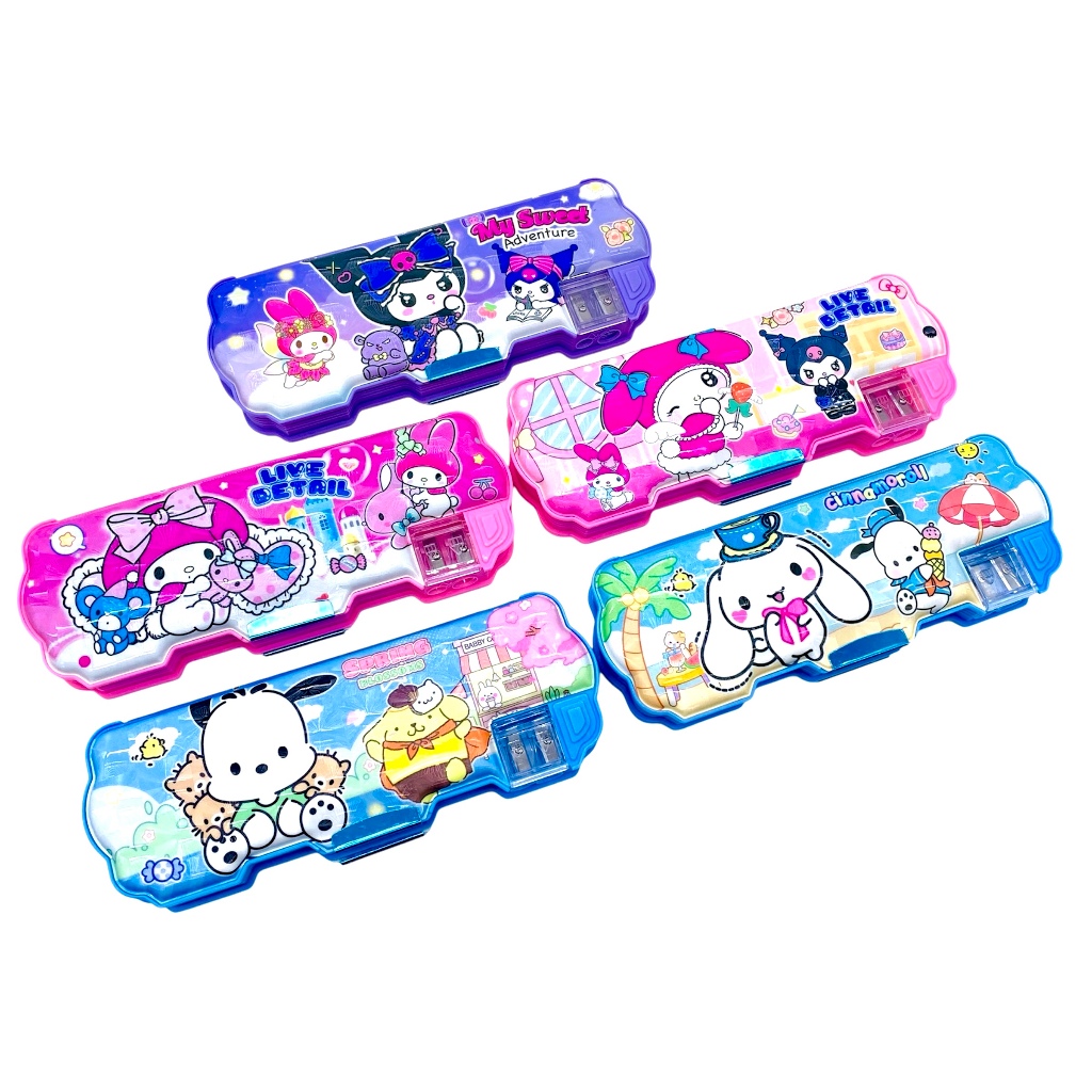 

TEMPAT PENSIL MAGNET B-8144 HOLOGRAM SANRIO (33.5x9.5x3.5) / PENCIL CASE / KOTAK PENSIL