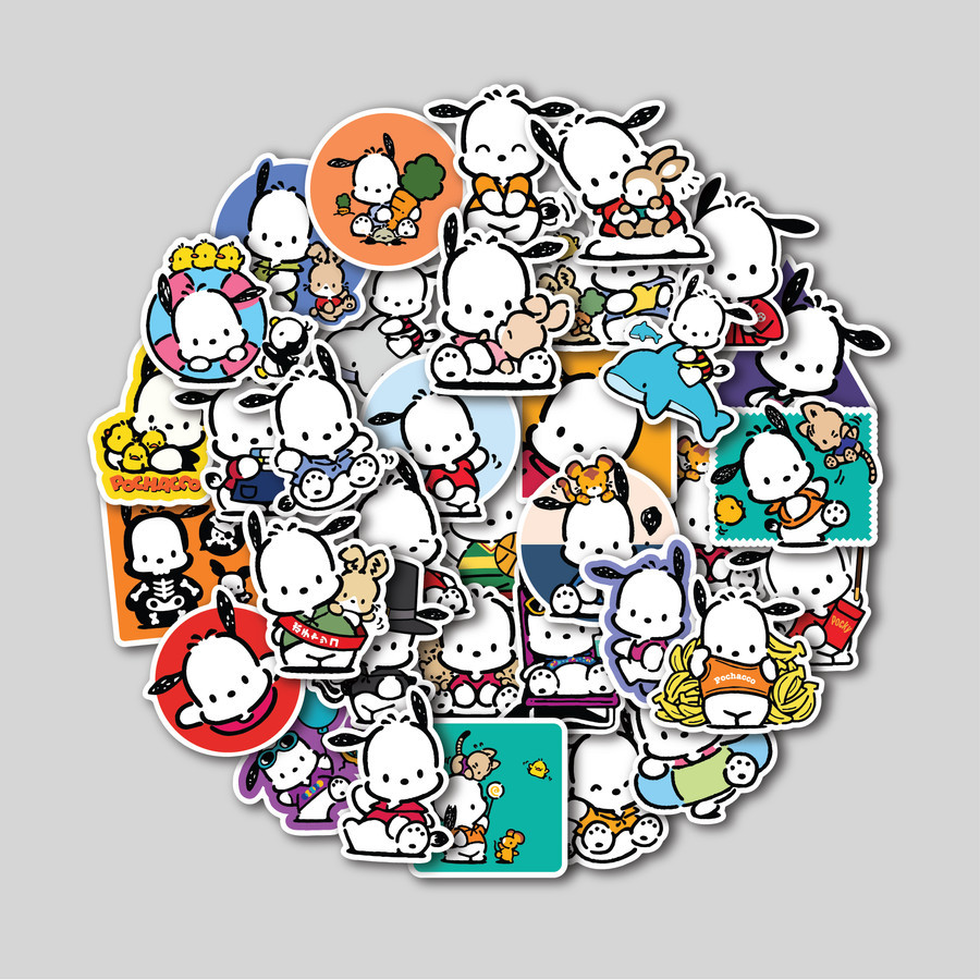 

STICKER POCHACCO SANRIO / STICKER LAPTOP / STICKER HELM / STICKER KARTUN CARTOON / STICKER PREMIUM