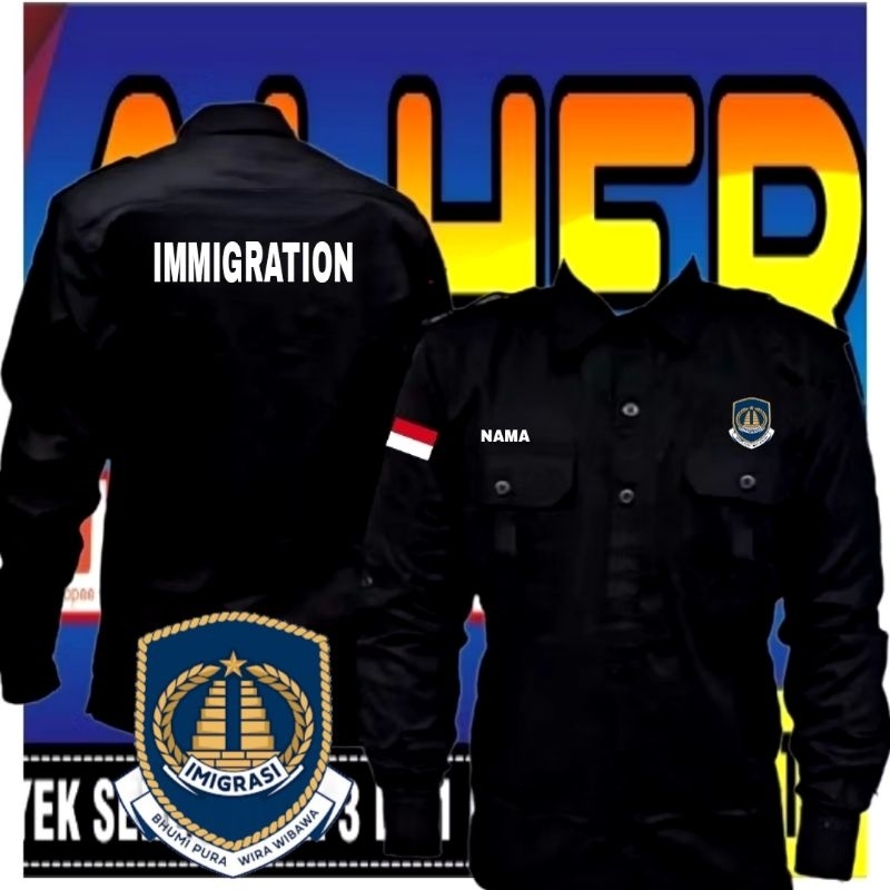 kemeja imigrasi terbaru baju imigrasi seragam imigrasi pakaian dinas imigrasi baju kerja imigrasi ke