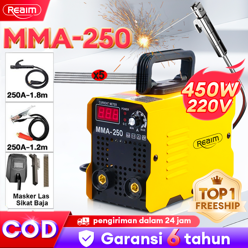 Reaim MMA 120A Mesin Las Inverter Portable 450W