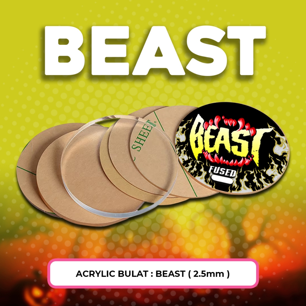 

Acrylic Bulat BEAST AIY0 - Ukuran 2.5mm - Isi 2 Pcs