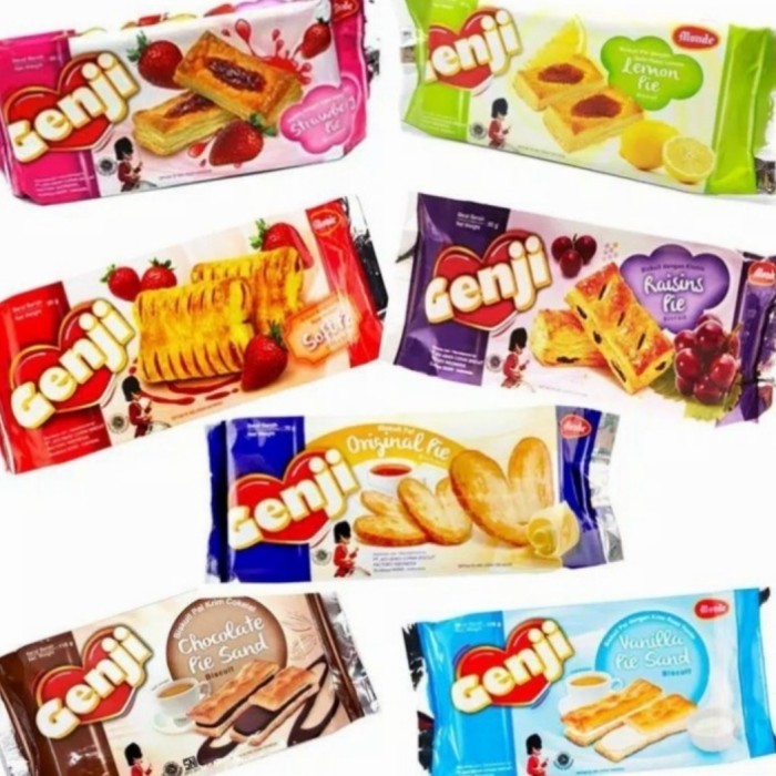 

MONDE GENJI PIE BISKUIT ALL VARIANT 85GRAM (PCS)
