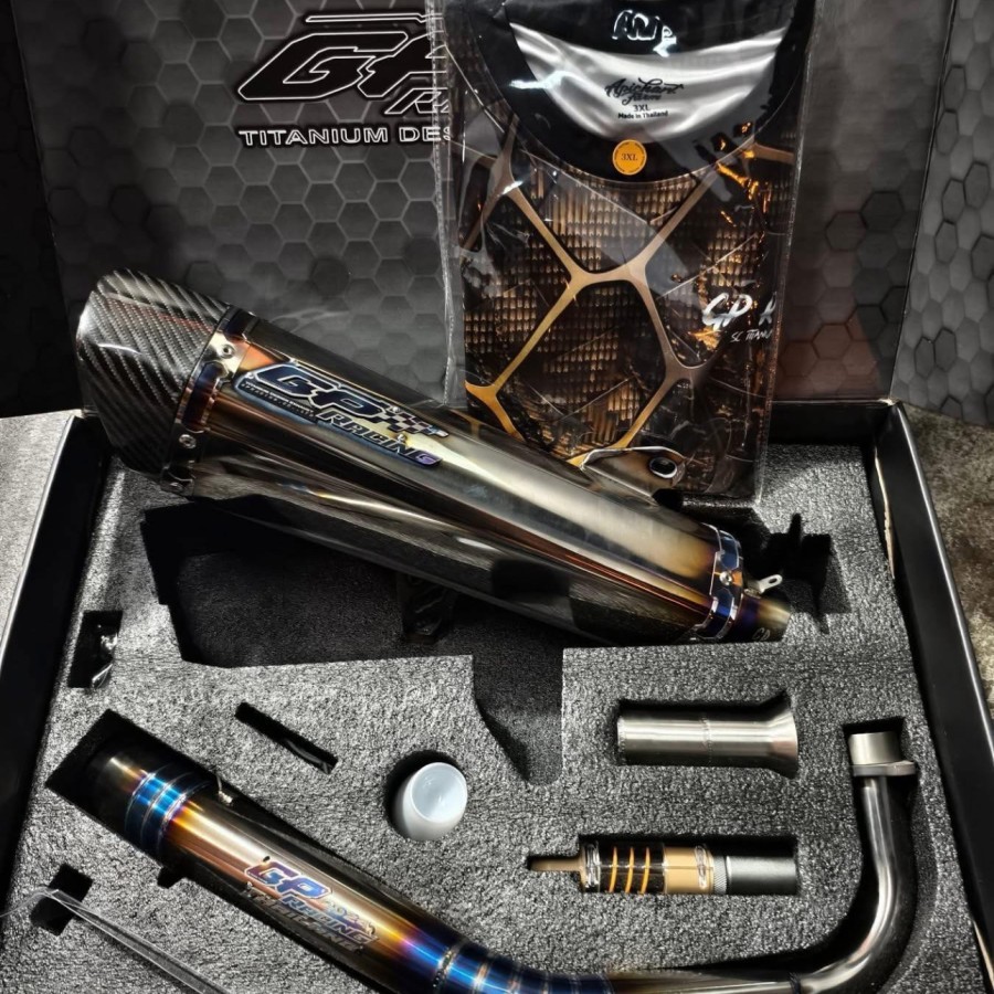 Knalpot Gp Racing Stainless Xmax X-Max GP Racing Original Quality