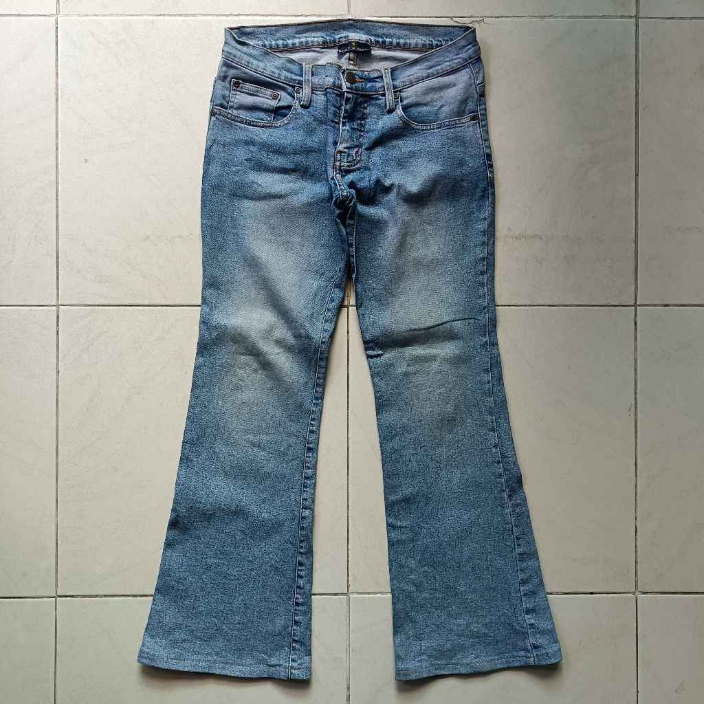 Celana Jeans Bootcut Wanita by Dust Jeans Second Original