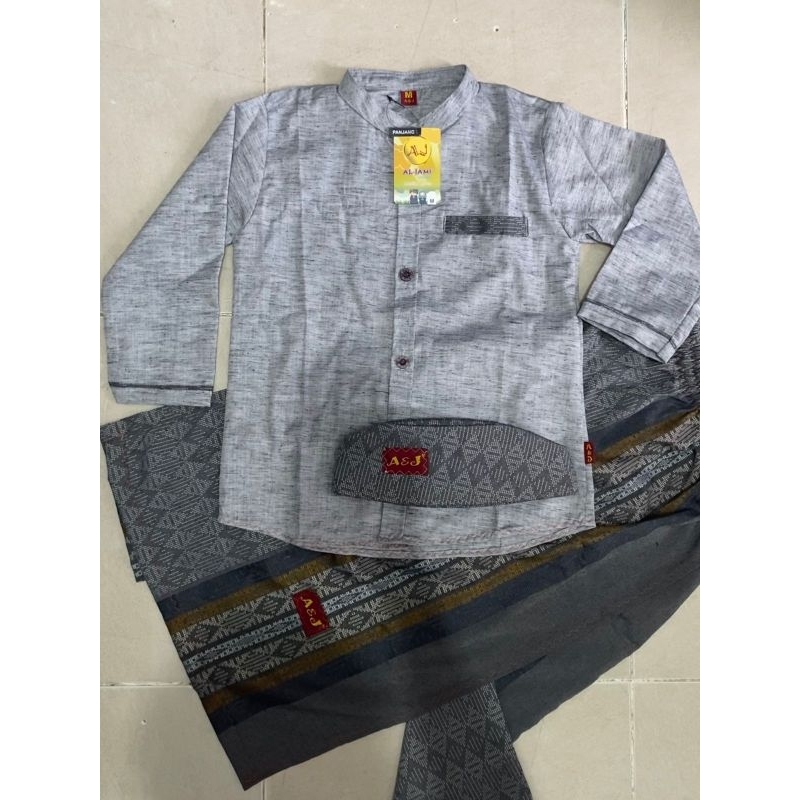 Koko Sarkoci Anak Merk A&J / Koko Sarkoci Anak / Koko sarung Celana Anak / Koko anak Sarkoci Lengan 