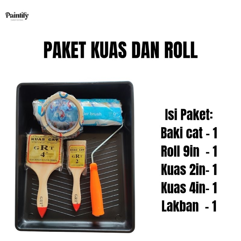 

Paket Mengecat 5in1 Praktis Dan Hemat by Paintify