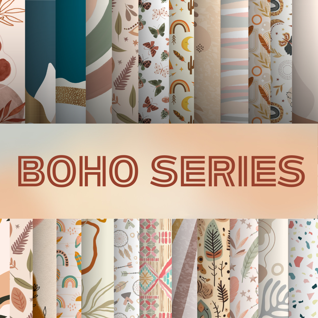 

BOHO deco paper kertas motif scrapbook pola dekorasi pattern journal