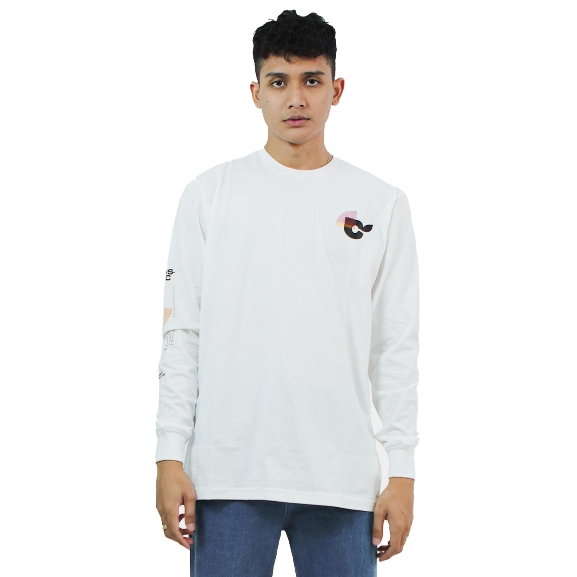 Cosmic T-Shirt Kaos Pria CABOURN Lengan Panjang