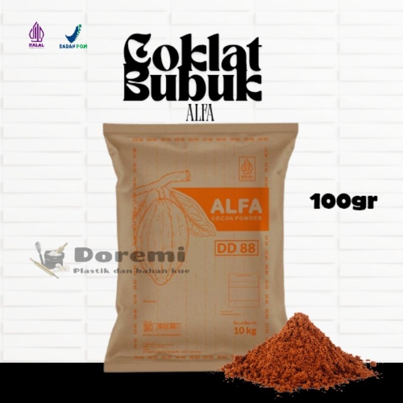

Alfa Cocoa Powder 100Gr ( Kemasan Repack ) / Coklat Bubuk / Coklat Bubuk Alfa