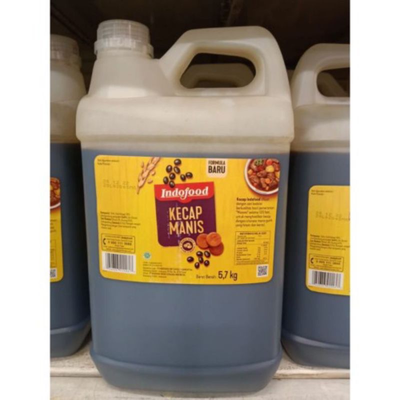 

Kecap Manis Indofood Jerigen 5,7 Liter