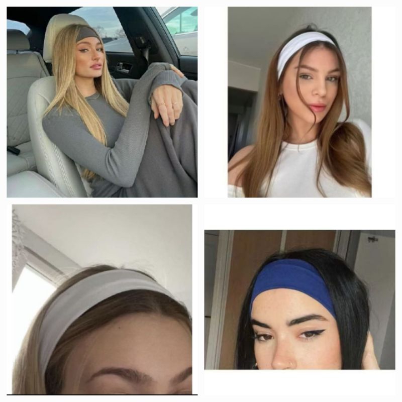 Headband Sport Bando Karet Korea Aksesoris Rambut