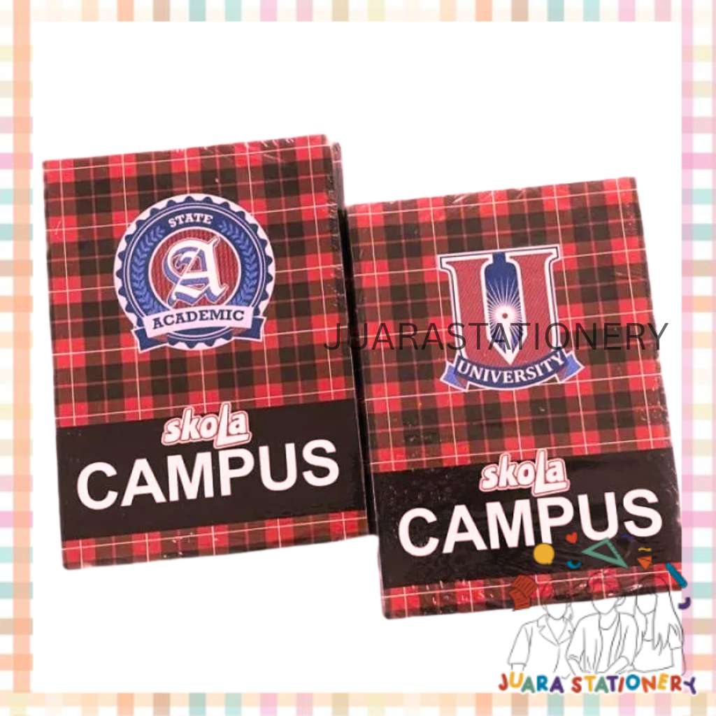 

(272) JUARASTATIONERY Buku Tulis Campus Skola 36 Lembar / Buku Catatan Sekolah Buku Boxy 18x25 cm