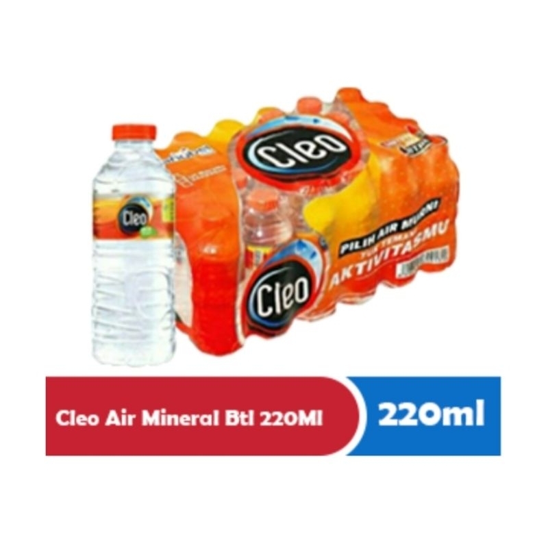

Cleo Air Mineral Botol 220ml (Isi 24pcs)