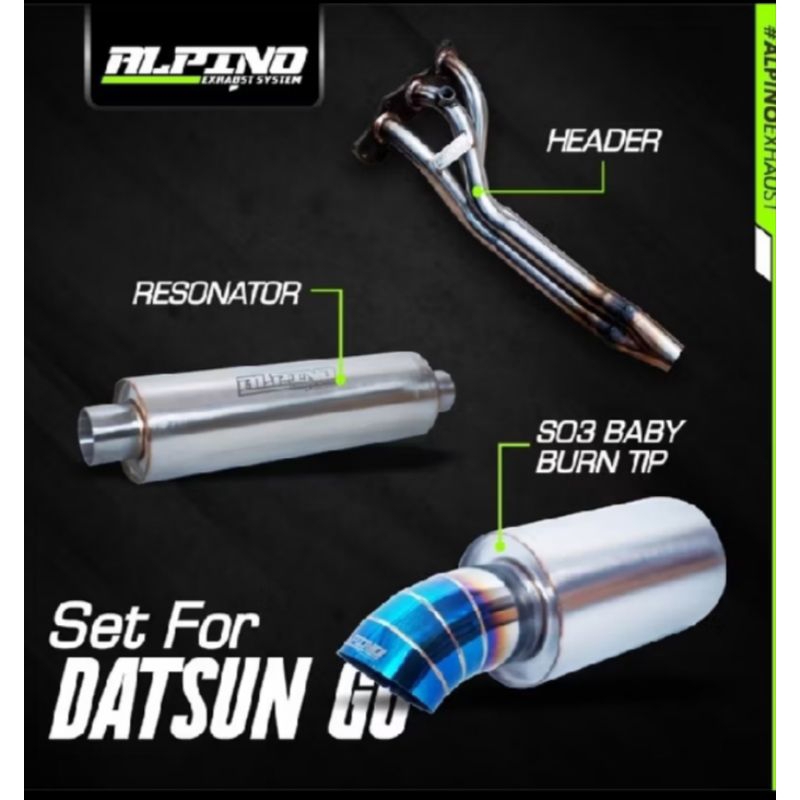 Knalpot Datsun Go Alpino