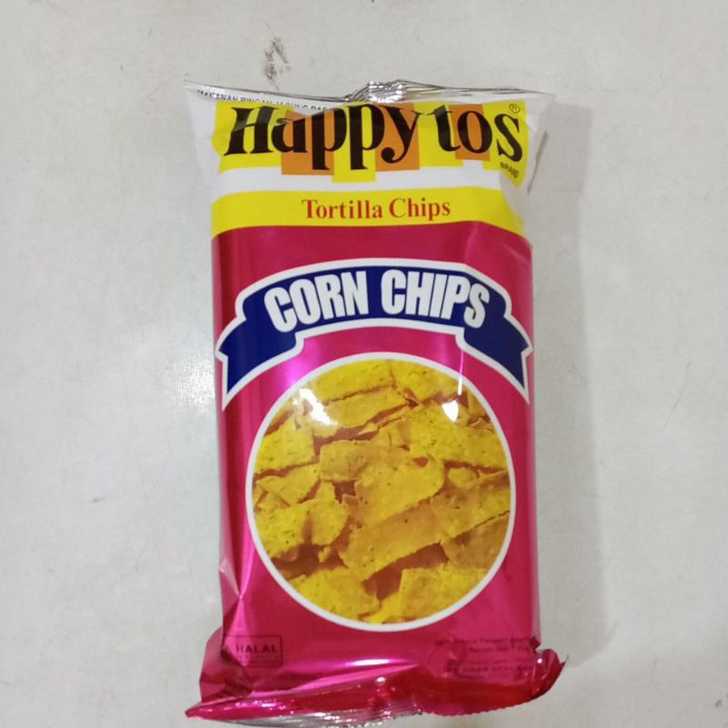 

happy tos corn chips merah UK.140 gr
