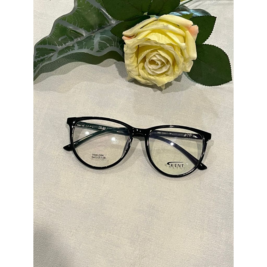 NEW FRAME KACAMATA MINUS SILINDER KACAMATA KOREA WARNA HITAM TIPE 2084 C1