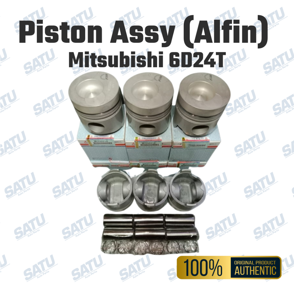 Piston Assy Alfin / Baja Mitsubishi 6D24T (STD) [ME151416]