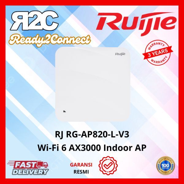 Ruijie Reyee Access Point Rg-Ap820L(V3) Wifi 6