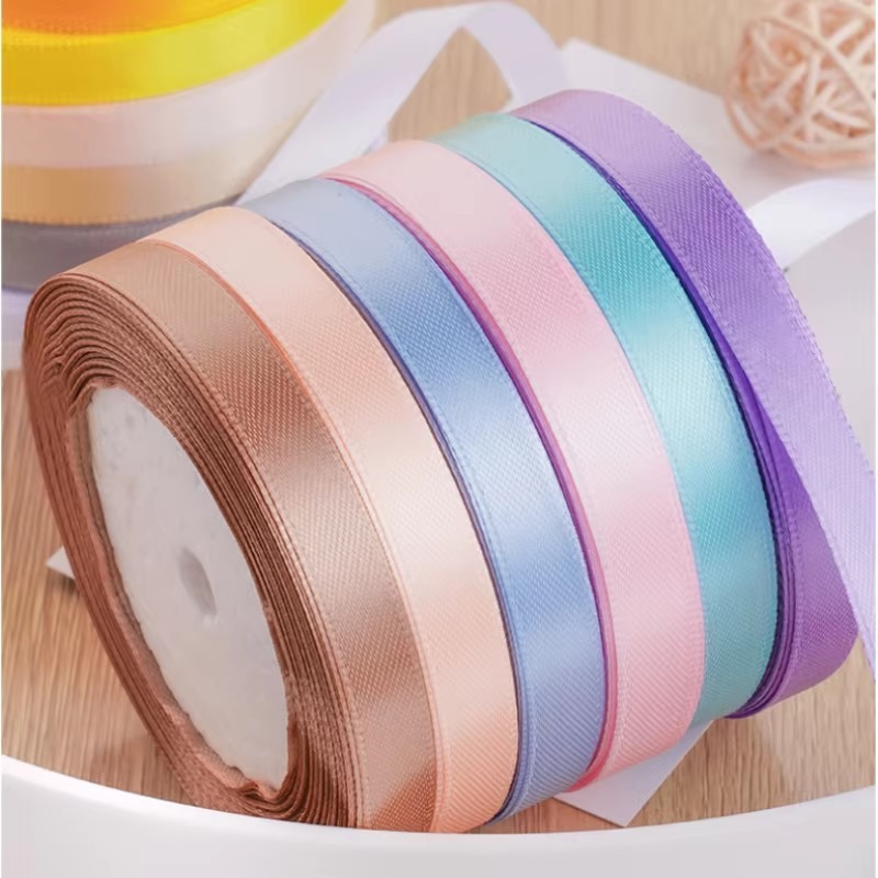 

Pita Satin Roll 1,25cm 1/2 Inchi / Pita Kado Roll Hiasan Buket Wisuda Ulang Tahun Warna Warni