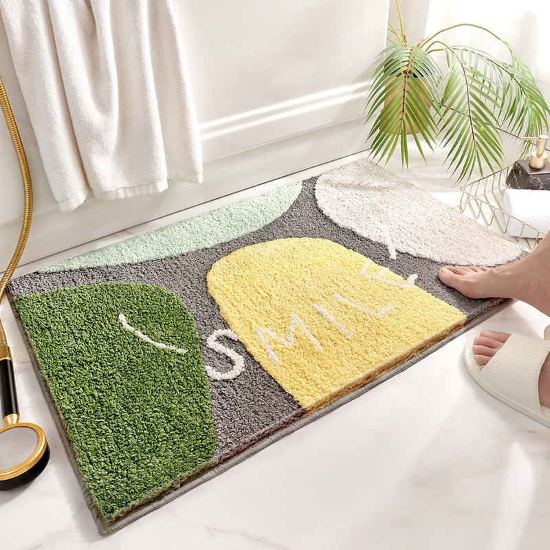 Keset Kaki Premium aesthetic doormat kamar anak dewasa alas lap kaki ruang tamu bulu motif estetik 4