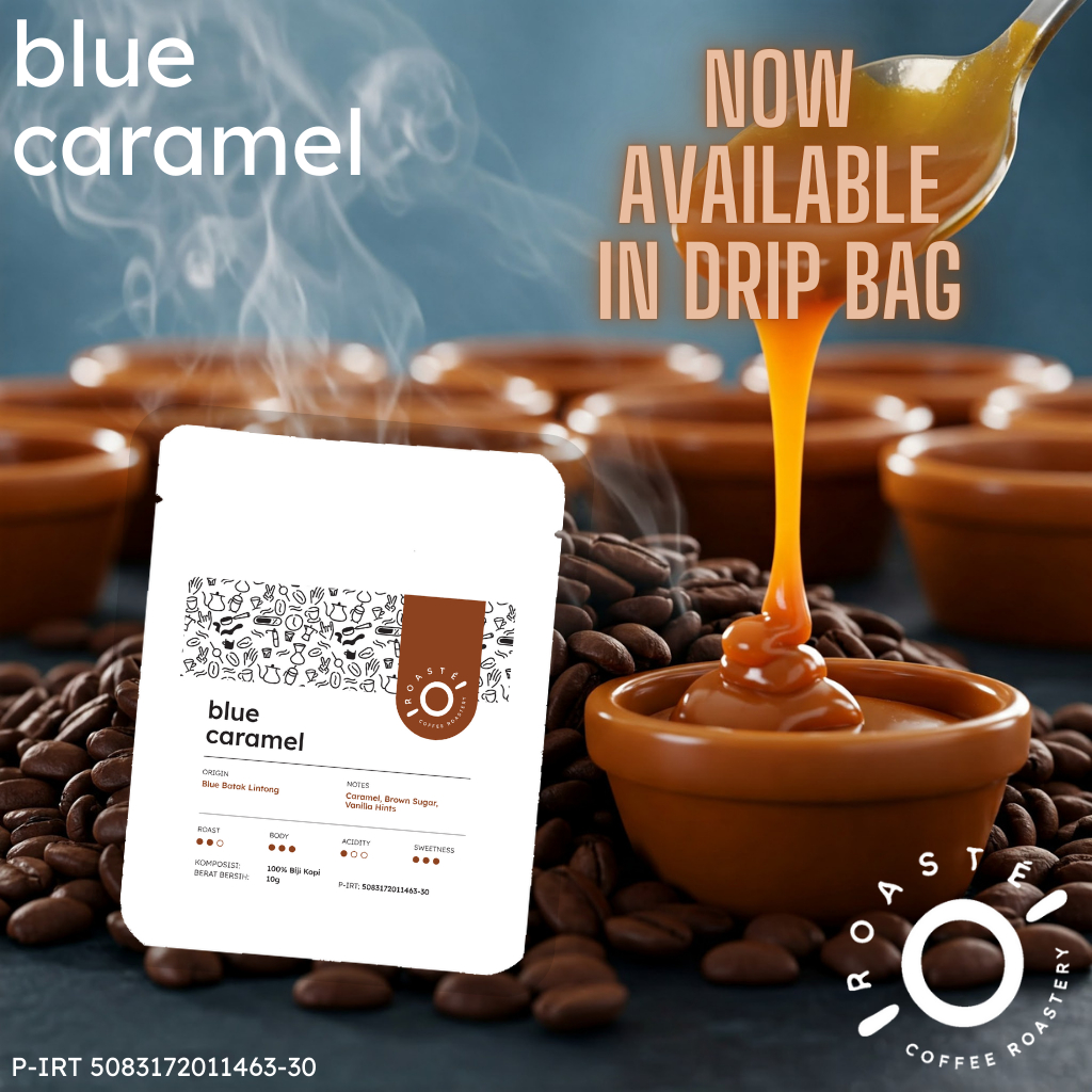 

Blue Caramel Drip Bag 10g - Coffee Kopi Arabica Blue Batak Lintong Siap diseduh