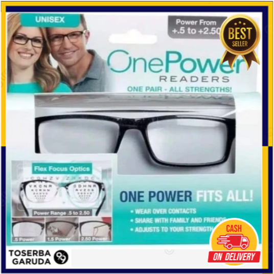 Kacamata Baca Plus Auto Focus Kaca Mata One Power Readers Ajaib Fokus Otomatis TERLARIS