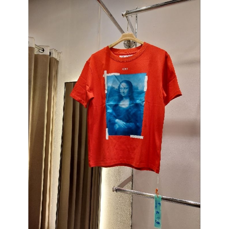 kaos ow monalisa full cotton tebal